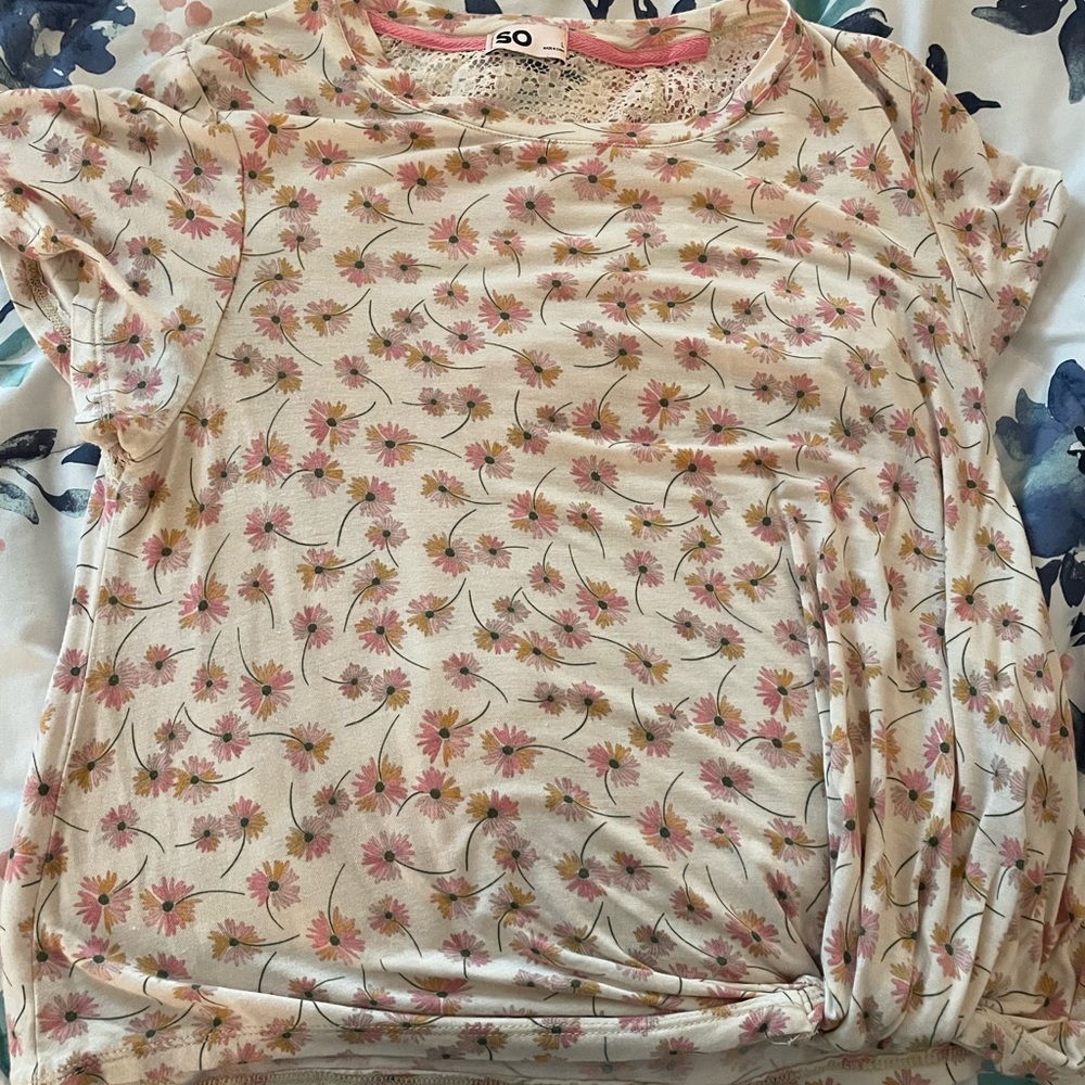 flower shirt very light worn once